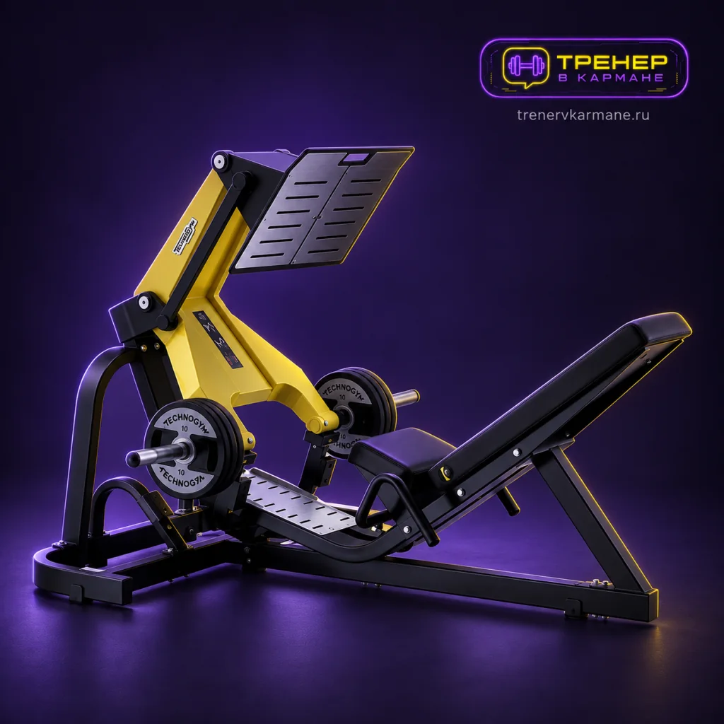 Жим ногами рычажный